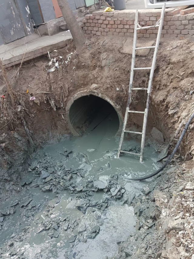 周矶管理区管道清洗