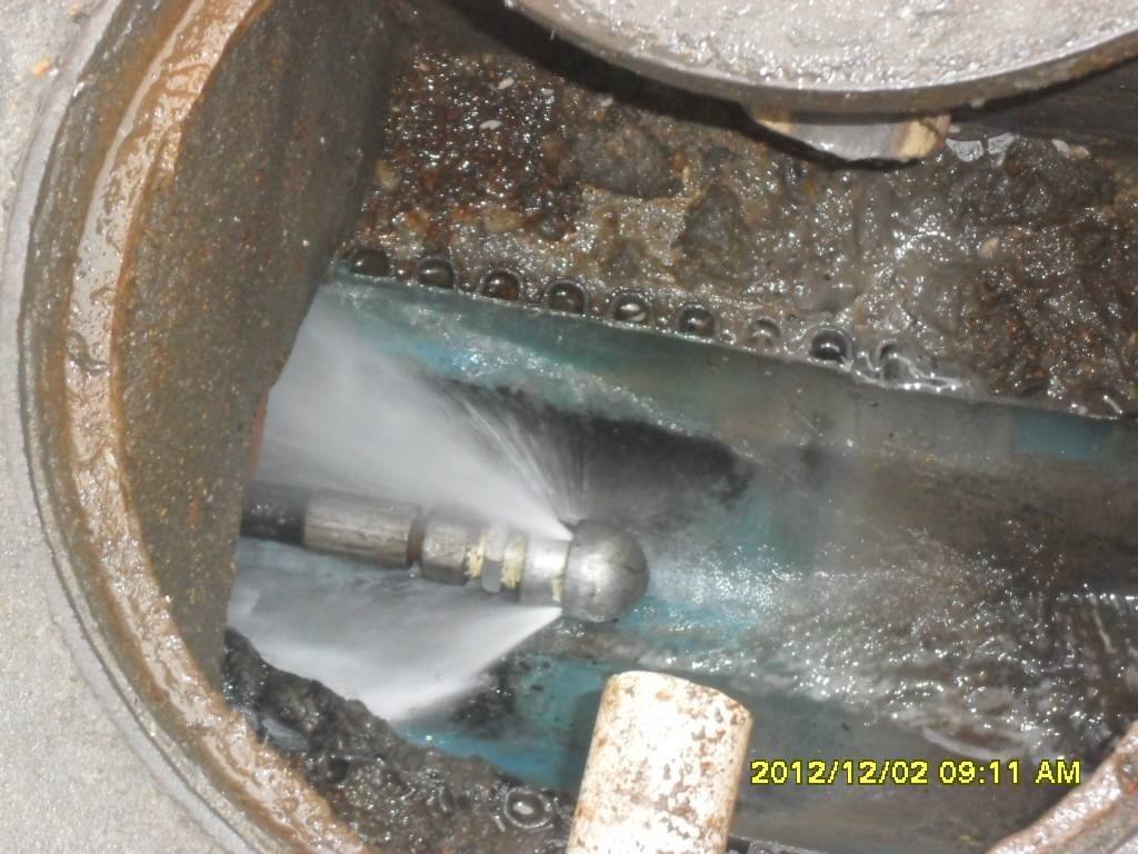 周矶管理区污水管道高压清洗