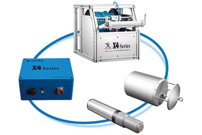 周矶管理区声呐检测